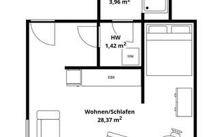 *PROVISIONSFREI* Airbnb Diamant mitten in Leipzig - sofort verfügbar – Faradaystraße 9, 4159 Möckern, Leipzig – Vorschaubild 9