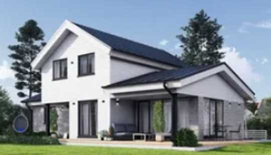 Bild von Fertighaus aus Holz (isoliert) 116 m² Wohnfläche