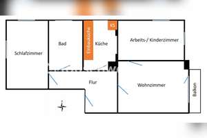 Tauschwohnung: Gemütliche 3-Zimmer-Wohnung in Löbtau Nähe Bonhoefferplatz – Die vollständige Adresse der Immobilie erhältst du vom Anbieter., 1159 Löbtau-Süd, Dresden – Vorschaubild 21