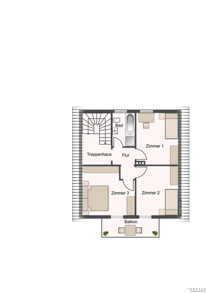 Grundriss Dachgeschoss