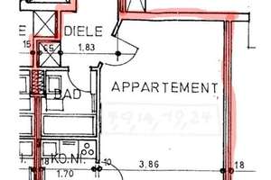 Apartement  in Düsseldorf Stadtmitte, zentral gelegen