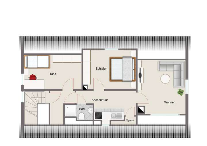 Grundriss Dachgeschoss