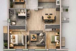 Erstbezug nach Sanierung: moderne 2–3-Zimmer-Wohnung mit individueller Gestaltung in Bessungen
