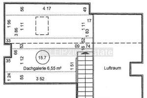*besondere 3 RWG (2,5) im DG mit Balkon, Galeriebereich, Parkett, TGLBad mit Wanne* – Rudolph-Herrmann-Straße 18, 4299 Stötteritz, Leipzig – Vorschaubild 3