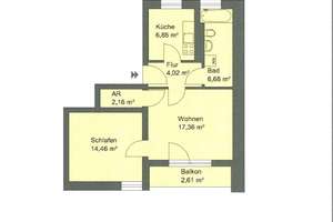 Helle 2-Zimmer-Wohnung mit Parkettboden! – Reinerzer Str. 22, 90473 Langwasser Südost, Nürnberg – Vorschaubild 11