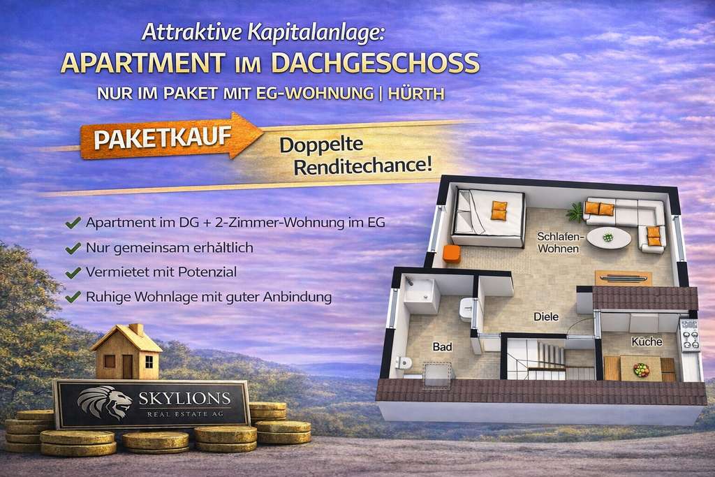 Immobilie in Hürth - Renditestarkes Apartment in Hürth - Bild 0