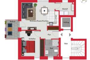 Neubau-Erstbezug! 2-Zimmer-Obergeschosswohnung mit gehobener Ausstattung in Bürgerfelde – Die vollständige Adresse der Immobilie erhältst du vom Anbieter., 26127 Dietrichsfeld, Oldenburg (Oldenburg) – Vorschaubild 12
