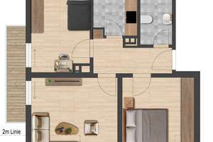 3-Zimmer-Dachgeschoss-Wohnung mit Balkon in Sonnenberg – 70597 Sonnenberg, Stuttgart – Vorschaubild 16