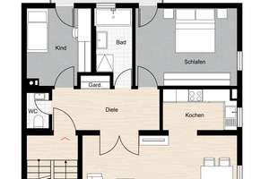 Stilvoll modernisierte 3-Zimmer-Wohnung mit Balkon in ruhiger Innenstadtlage – Die vollständige Adresse der Immobilie erhältst du vom Anbieter., 89231 Neu-Ulm – Vorschaubild 14