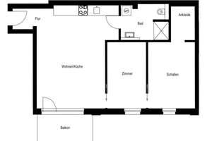 Moderne 3-Zimmer-Wohnung mit Balkon und Süd-West-Ausrichtung 