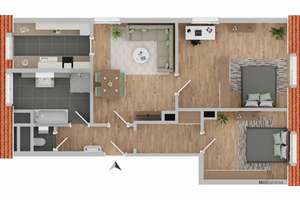 Stuttgart-Ost: Vermietete 3-Zimmer-Dachgeschosswohnung in zentraler Lage – Die vollständige Adresse der Immobilie erhältst du vom Anbieter., 70190 Stöckach, Stuttgart – Vorschaubild 10