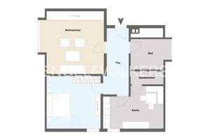 2-Zimmer Dachgeschosswohnung mit Garage in Ludwigshafen-Oppau – 67069 Oppau, Ludwigshafen am Rhein – Vorschaubild 7