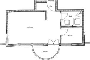 Helle 1-Zimmerwohnung mit Balkon, EBK, Stellplatz in Fellbach, S-Bahn Nähe – Pestalozzistraße 94, 70736 Fellbach – Vorschaubild 12