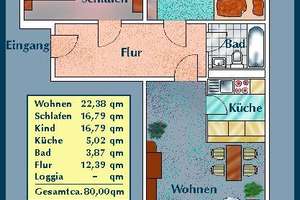 Etwas besonderes: weitläufige 3-Zimmer-Wohnung mit Balkon – 1307 Johannstadt-Süd, Dresden – Vorschaubild 2