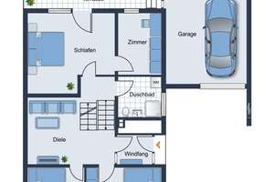 WI-Biebrich: Back to the Seventies! Charakterstarkes "Split-Level-Haus" für die ganz große Familie! – Die vollständige Adresse der Immobilie erhältst du vom Anbieter., 65203 Biebrich, Wiesbaden – Vorschaubild 4