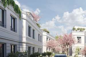 Oberkassel, Innenhof Grundstück mit Baugenehmigung für drei Stadthäuser