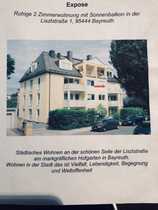 Bayreuth, ... - Vermietung 2-Zimmer-Wohnungen