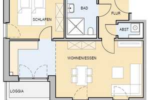 ANFRAGEN NUR PER MAIL   2 Zi. - Toller Schnitt - Tiefgarage - HW 13 Whg. 8 – Hillenwiese 9, 38124 Braunschweig – Vorschaubild 3