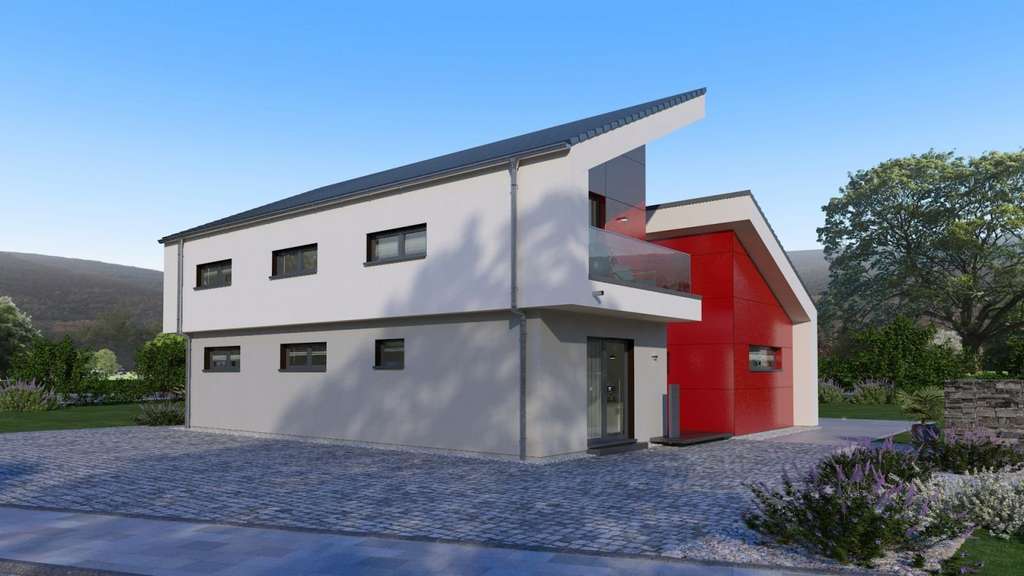 Immobilie in Heigenbrücken - TRAUMHAUS-INKLUSIVE-GRUNDSTÜCK, EINZUGSFERTIG,PULTDACHHAUS FÜR INDIVDUALISTEN - Bild 2