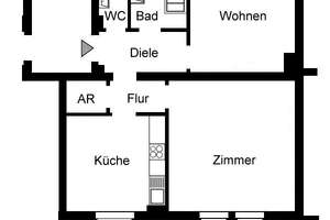 3-Zimmer-Wohnung in Essen Altendorf – Naatlandstraße 3, 45143 Altendorf, Essen – Vorschaubild 2