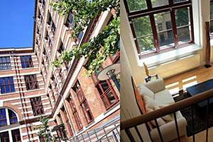 Vom Webstuhl zum Lieblingsplatz - einzigartiges Loft mit Industriecharme.