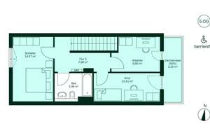 Maisonettewohnung mit Balkon und Dachterrasse sowie zwei Bädern – Lilli-Marx-Straße 2, 40597 Benrath, Düsseldorf – Vorschaubild 12
