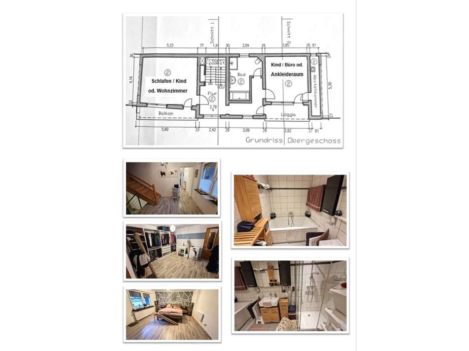 Grundriss Obergeschoss