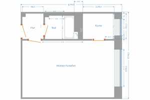schöne, vollständig renovierte 1-Zimmer-Wohnung mit Einbauküche in München – Engadiner Str. 28, 81475 München – Vorschaubild 2
