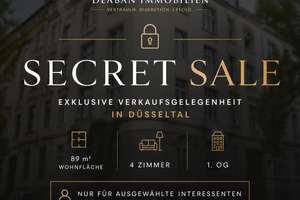 Secret Sale in Düsseltal – Exklusive 4-Zimmer-Wohnung mit Wertsteigerungspotenzial in Toplage – Die vollständige Adresse der Immobilie erhältst du vom Anbieter., 40239 Düsseltal, Düsseldorf – Vorschaubild 1