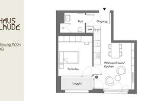 Kompakt geschnittenes Neubau-Apartment mit Süd-Loggia – Claude-Lorrain-Straße 19, 81543 Untergiesing, München – Vorschaubild 4