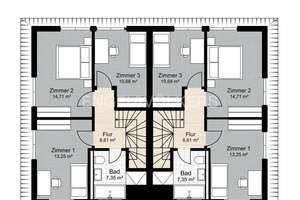 Neubau Doppelhaushälfte mit Außenanlagen inkl. Baunebenkosten – Die vollständige Adresse der Immobilie erhältst du vom Anbieter., 22927 Großhansdorf – Vorschaubild 23