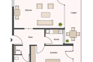 sehr gut vermietete 2 ZKB-Whg. mit Balkon Nähe Uniklinink! – Die vollständige Adresse der Immobilie erhältst du vom Anbieter., 86156 Kriegshaber, Augsburg – Vorschaubild 13