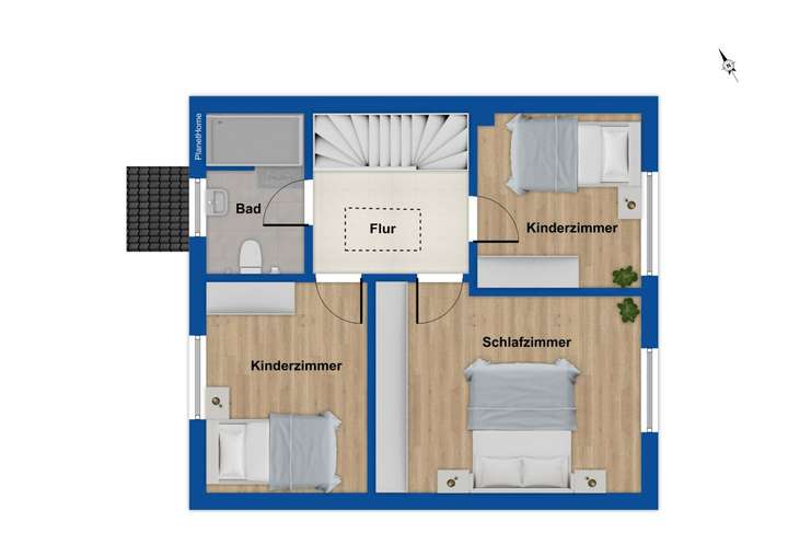 Grundriss Obergeschoss