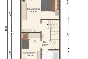 5-Zimmer-Reihenhaus mit Garten, Südterrasse & Stellplatz in Magdeburg-Diesdorf – 39110 Diesdorf, Magdeburg – Vorschaubild 22