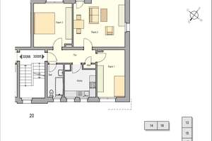 Modernisierte 3-Zimmerwohnung in Essen Freisenbruch – Zweibachegge 20, 45279 Freisenbruch, Essen – Vorschaubild 2