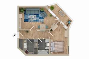 2-Zimmer-Wohnung mit Wintergarten
und 2 TG-Stellplätze – Die vollständige Adresse der Immobilie erhältst du vom Anbieter., 76227 Durlach, Karlsruhe – Vorschaubild 15