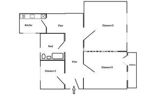Tauschwohnung: 3 Zimmer Wohnung Friedrichshain Nordkiez mit Balkon – Bänschstraße 89, 10247 Friedrichshain, Berlin – Vorschaubild 7