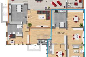 Komplett frei: Modernes 3-Familienhaus mit separatem Büro und beheiztem Wintergarten  – Die vollständige Adresse der Immobilie erhältst du vom Anbieter., 45307 Kray, Essen – Vorschaubild 45