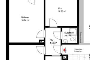 3-Zimmer-Wohnung in Bremen-Burglesum – hell, gepflegt und gut geschnitten – Die vollständige Adresse der Immobilie erhältst du vom Anbieter., 28717 Lesum, Bremen – Vorschaubild 7