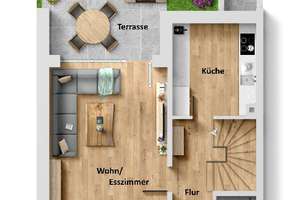Top-Lage von Leverkusen-Schlebusch: Reihenendhaus mit Garage am Leimbacher Berg ! – Die vollständige Adresse der Immobilie erhältst du vom Anbieter., 51375 Schlebusch, Leverkusen – Vorschaubild 22