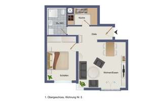 2-Zimmer-Wohnung mit TG Platz // Vermietet – 70372 Cannstatt-Mitte, Stuttgart – Vorschaubild 12
