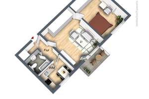 2-Zimmer-Wohnung in Plettenberg, jetzt besichtigen ! – Auf der Burg 123, 58840 Plettenberg – Vorschaubild 2