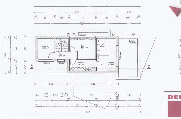 Grundriss Dachgeschoss