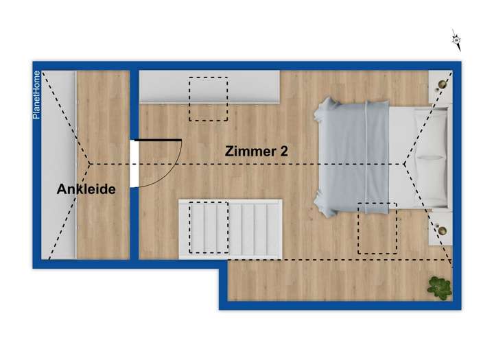 Grundriss Spitzboden