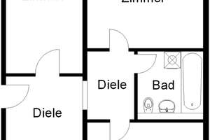 Geräumige 3-Zimmer Wohnung mit Balkon (WBS) – Oberlohmannshof 30, 33739 Jöllenbeck, Bielefeld – Vorschaubild 7