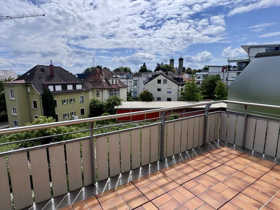 Ausblick vom Balkon