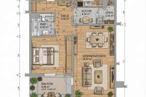 Über den Dächern von Konstanz Petershausen – Zähringerplatz 7, 78467 Petershausen West, Konstanz – Vorschaubild 13