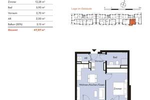 2 Zimmer Neubauwohnung mit EH 40 - QNG – Die vollständige Adresse der Immobilie erhältst du vom Anbieter., 13187 Pankow (Ortsteil), Berlin – Vorschaubild 12