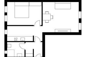 2-Room Fully Furnished Flat: Central, Quiet w/ Private Parking – Geisbergstraße 16, 65193 Nordost, Wiesbaden – Vorschaubild 9