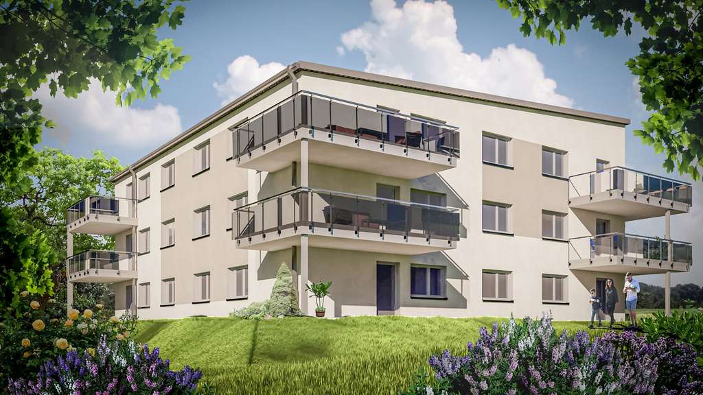 Immobilie in Ilshofen - Neubau 2-Zimmer-Wohnung OG mit Balkon - Bild 2